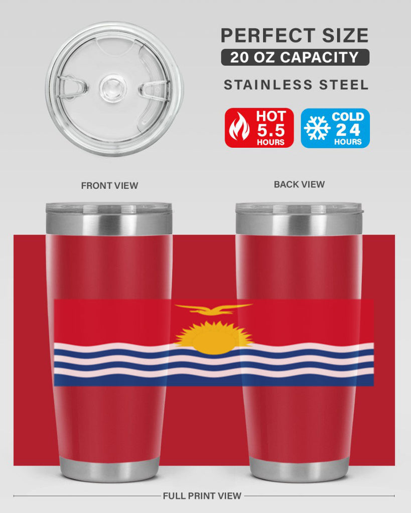 Kiribati 109#- world flags- Tumbler