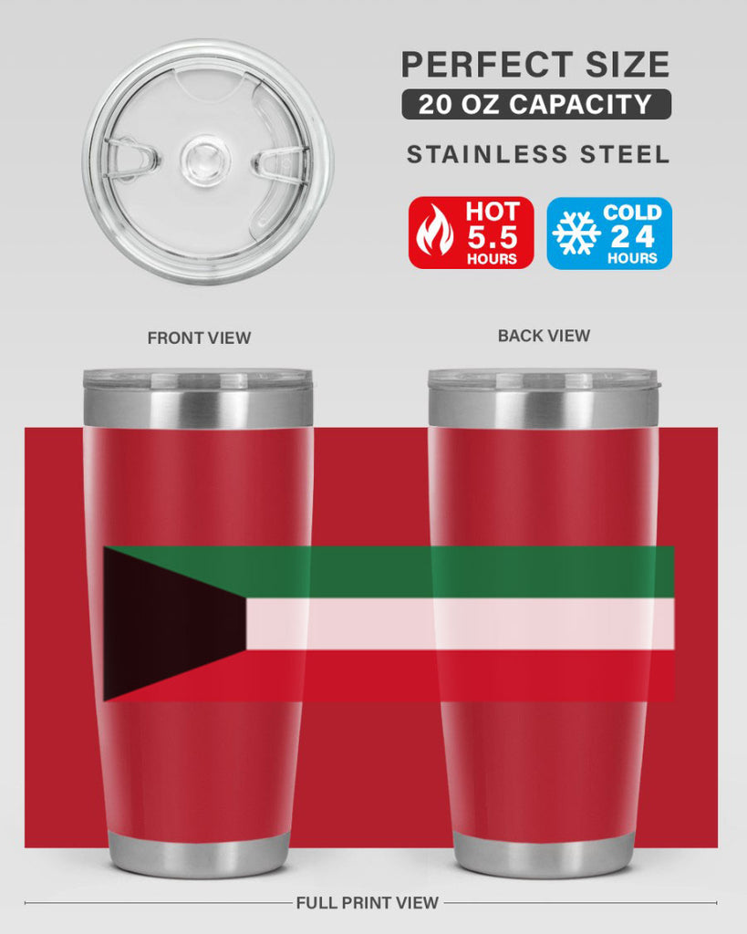 Kuwait 107#- world flags- Tumbler