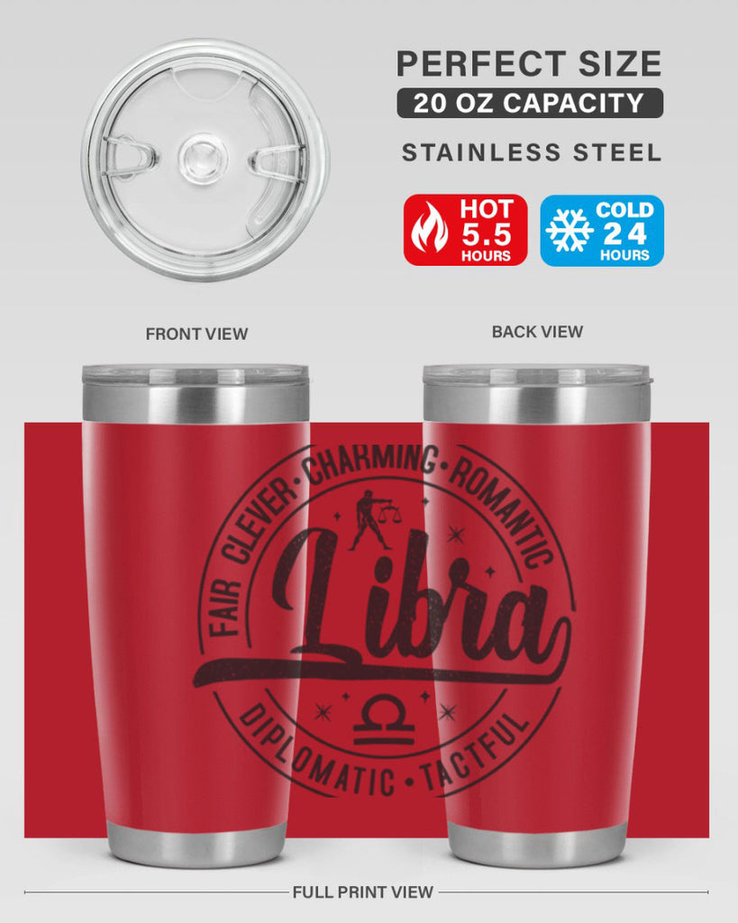 Libra 323#- zodiac- Tumbler