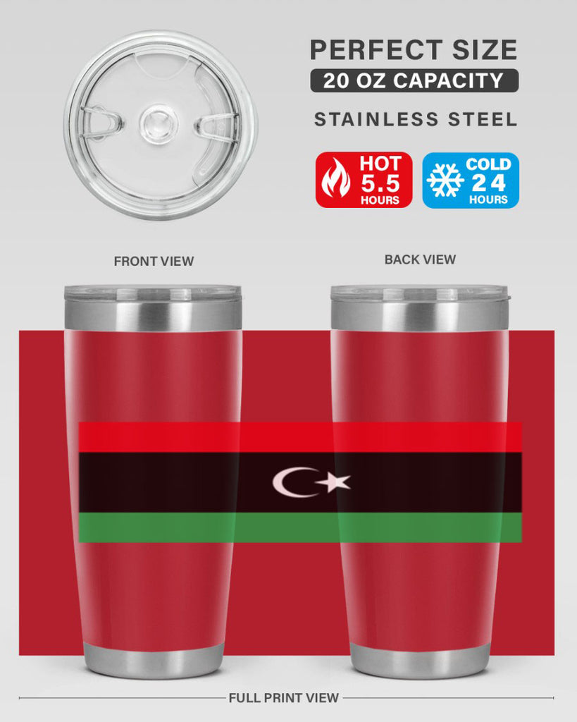 Libya 100#- world flags- Tumbler