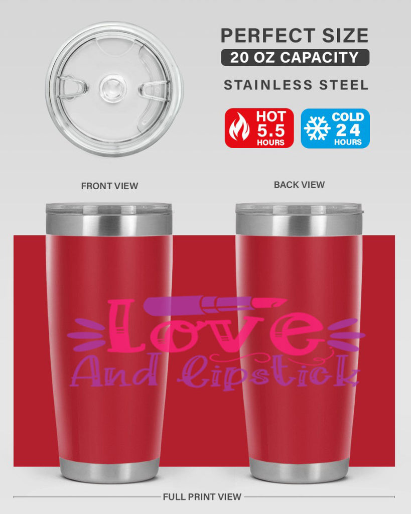 Love And Lipstick Style 225#- make up- Tumbler