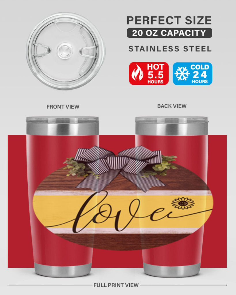 Love and daisy Mockup326#- spring- Tumbler