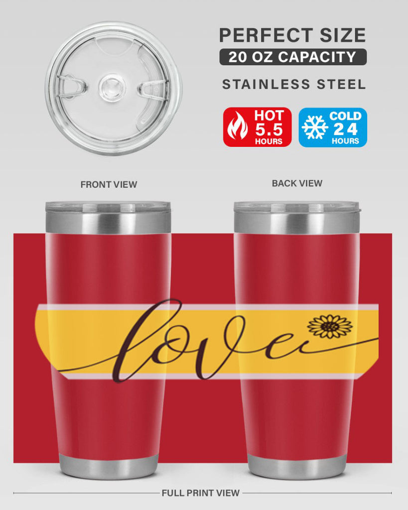 Love and daisy327#- spring- Tumbler