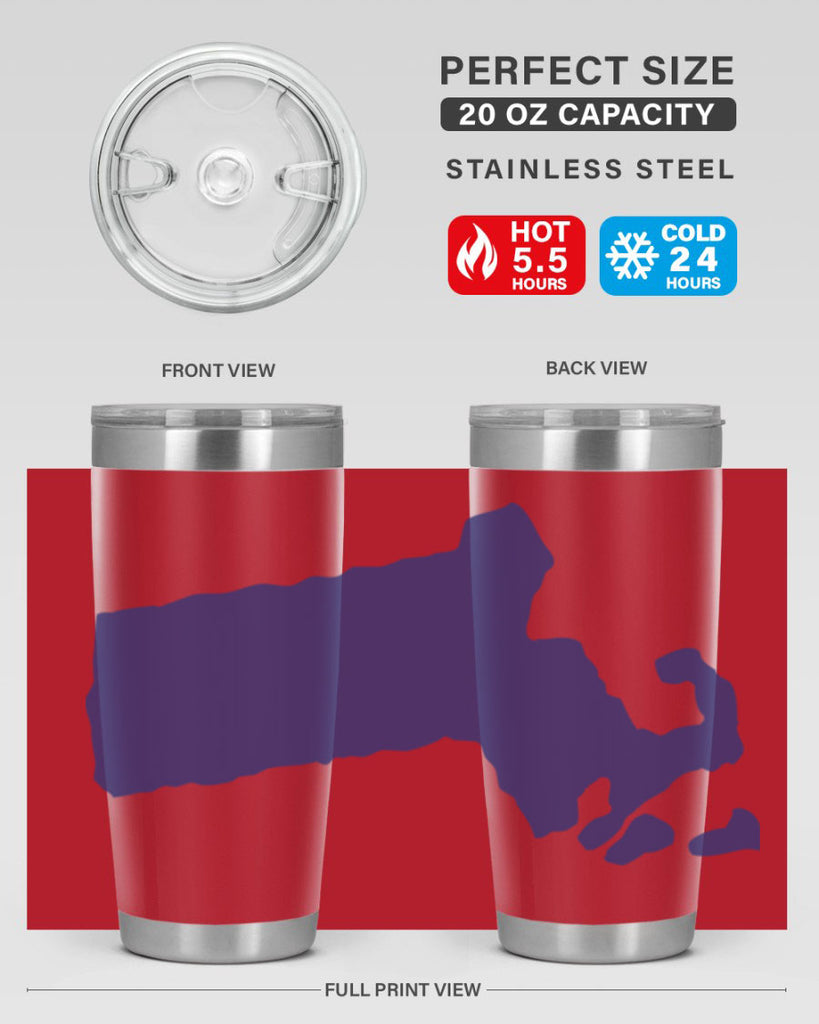 Massachusetts 30#- stateflags- Tumbler