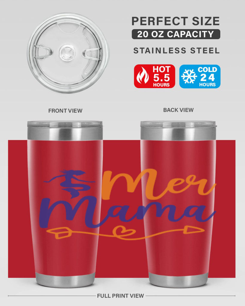 Mer Mama 331#- mermaid- Tumbler
