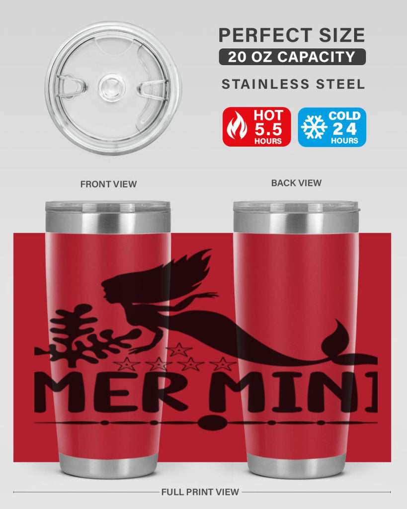 Mer mini 353#- mermaid- Tumbler