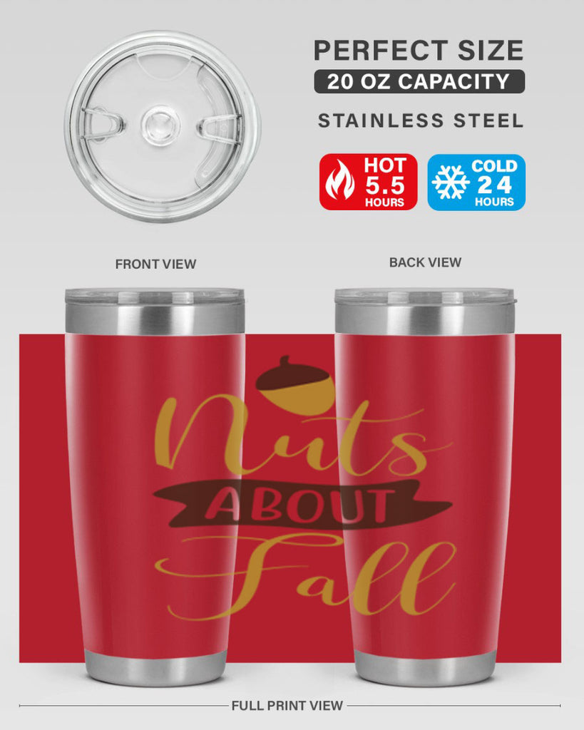 Nuts About Fall 442#- fall- Tumbler