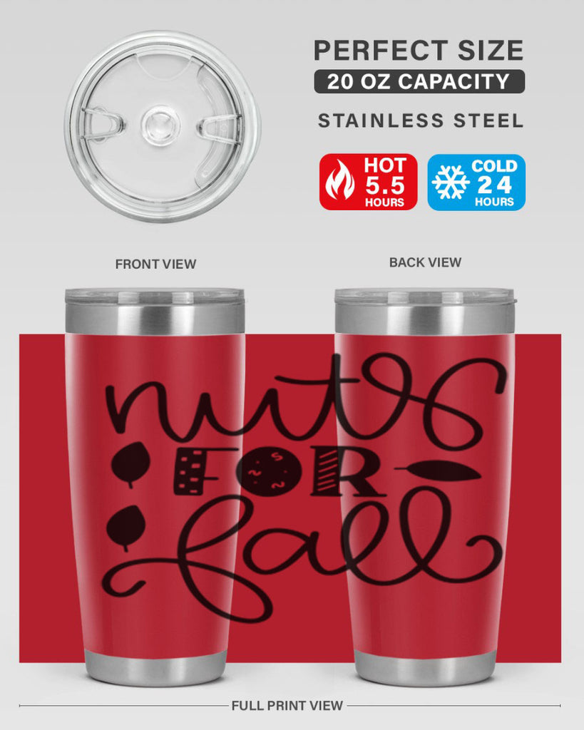 Nuts For Fall 446#- fall- Tumbler