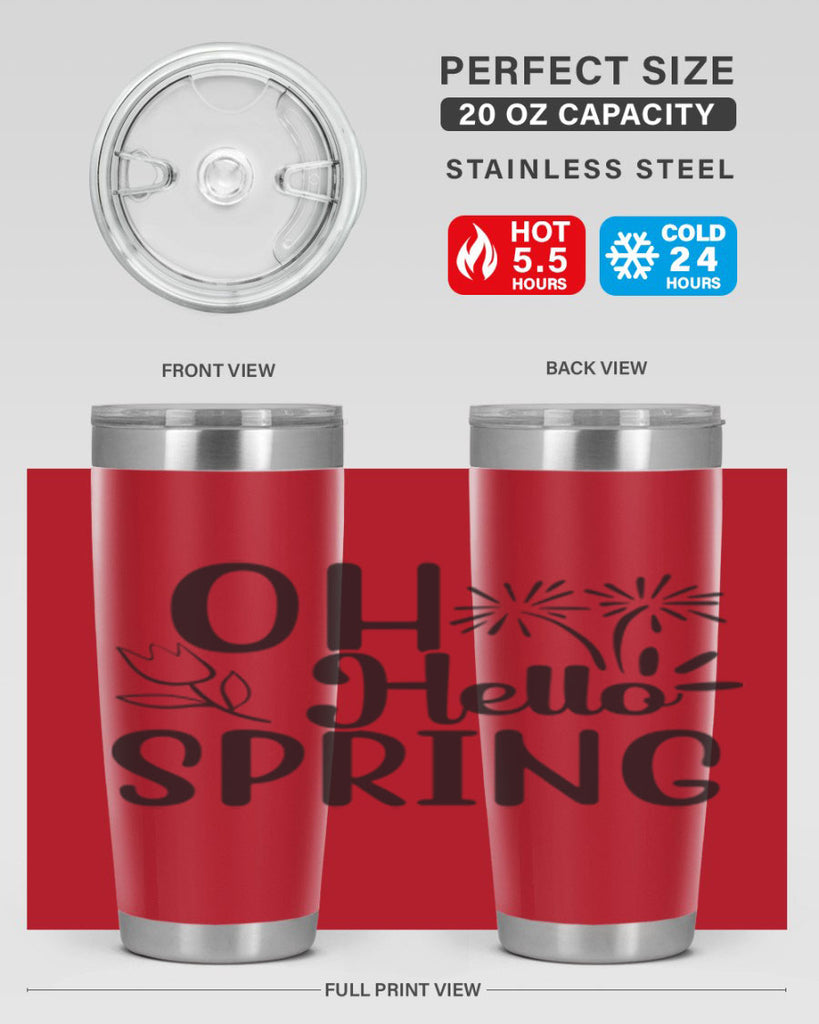 Oh hello spring 358#- spring- Tumbler