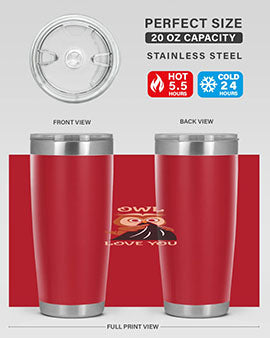 Owl Love You A TurtleRabbit 12#- owl- Tumblers