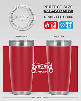 Owl Lover Wise Old Owl A TurtleRabbit 13#- owl- Tumblers
