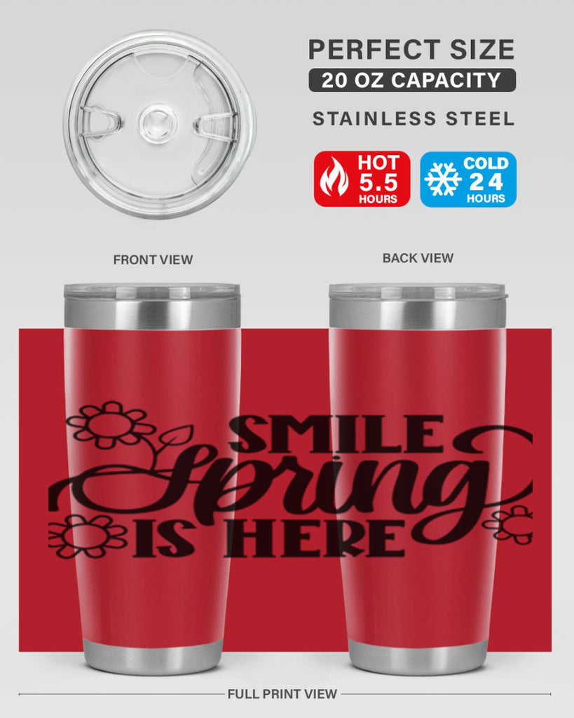 PNG_Smile Spring Is Here395#- spring- Tumbler