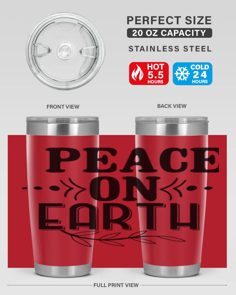 Peace on Earth 334#- winter- Tumbler