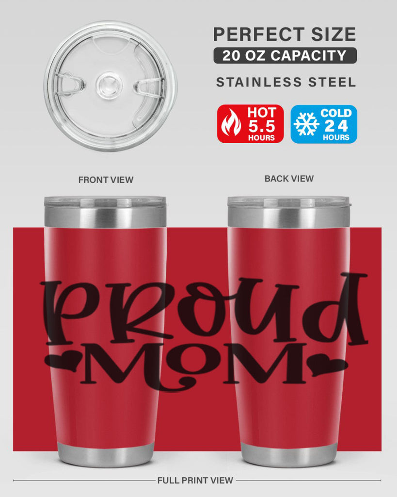 Proud Mom 2031#- baseball- Tumbler