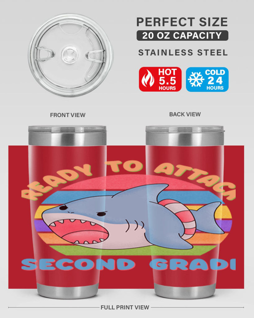 Ready to Attack 2nd Grade 19#- second grade- Tumbler