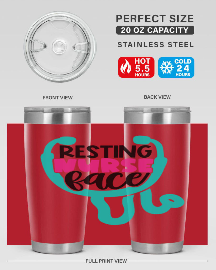 Resting Nurse Face Style Style 57#- nurse- tumbler