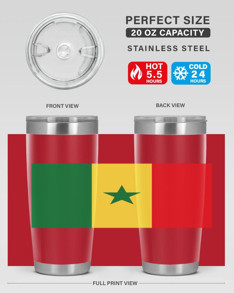 Senegal 45#- world flags- Tumbler