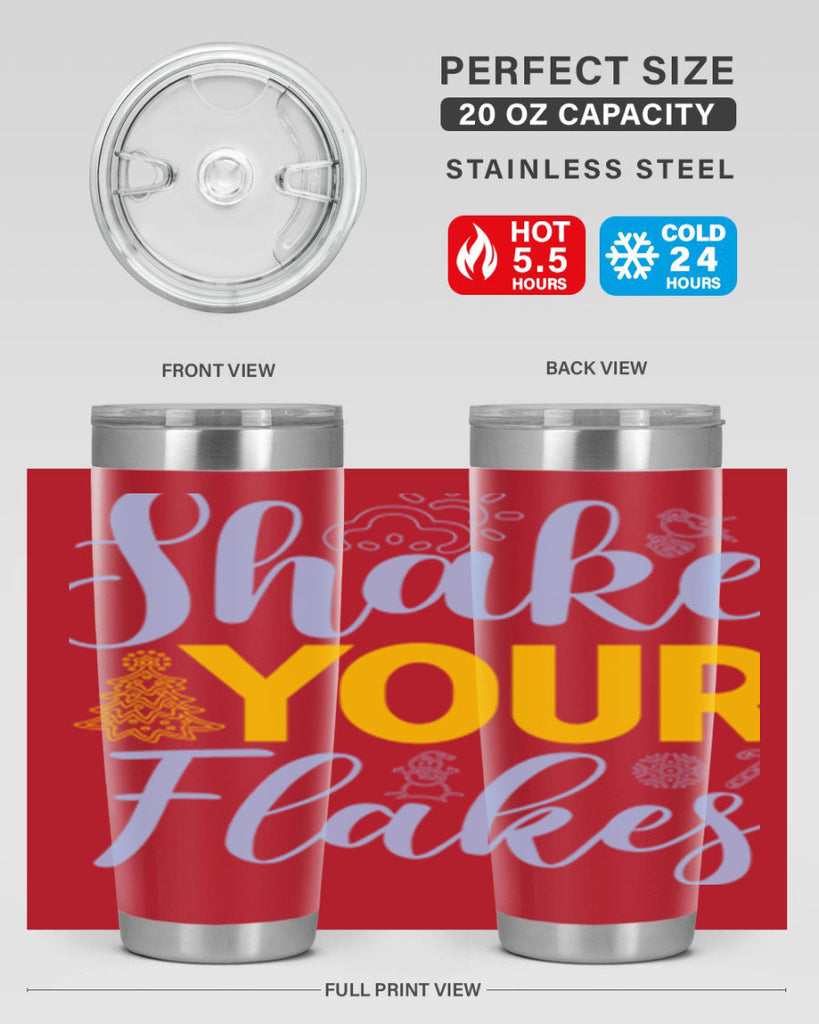 Shake your flakes361#- winter- Tumbler