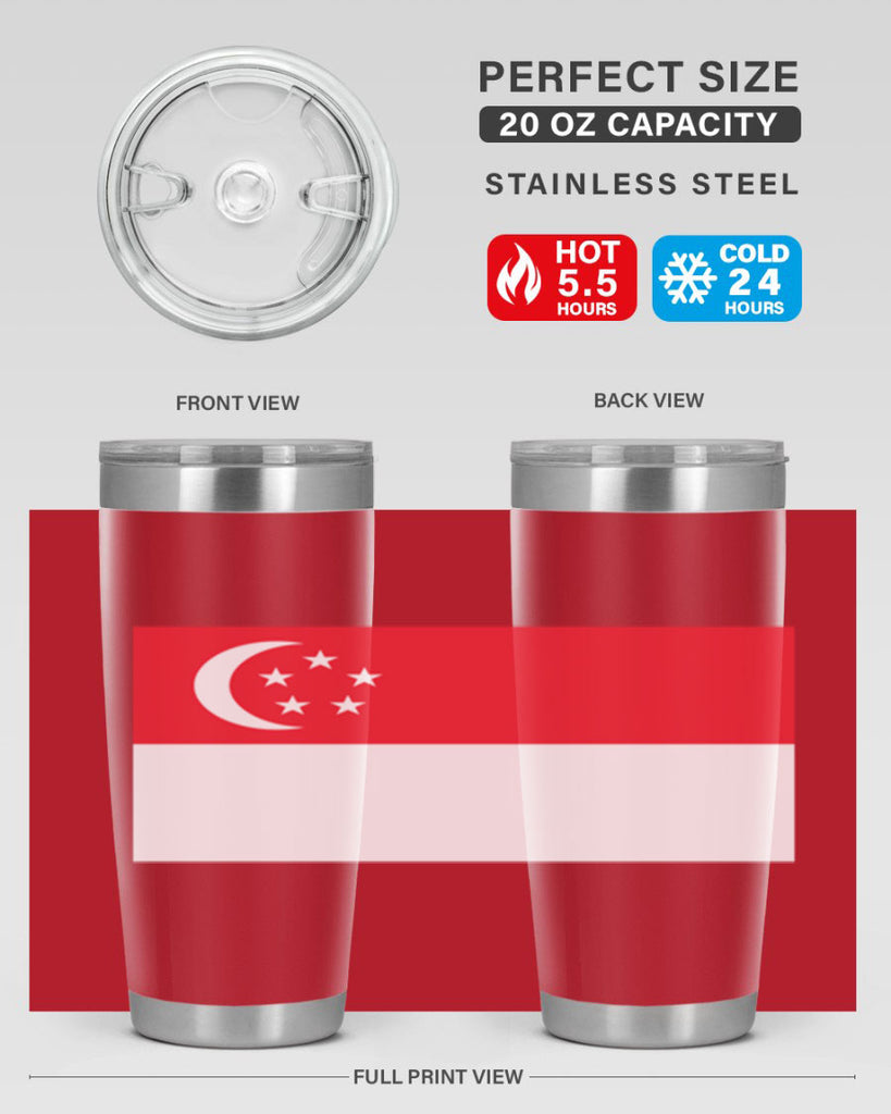 Singapore 41#- world flags- Tumbler