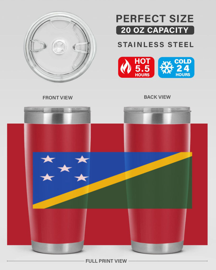 Solomon Islands 38#- world flags- Tumbler