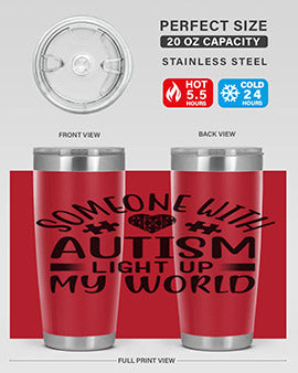 Some one with Style 50#- autism- Tumbler