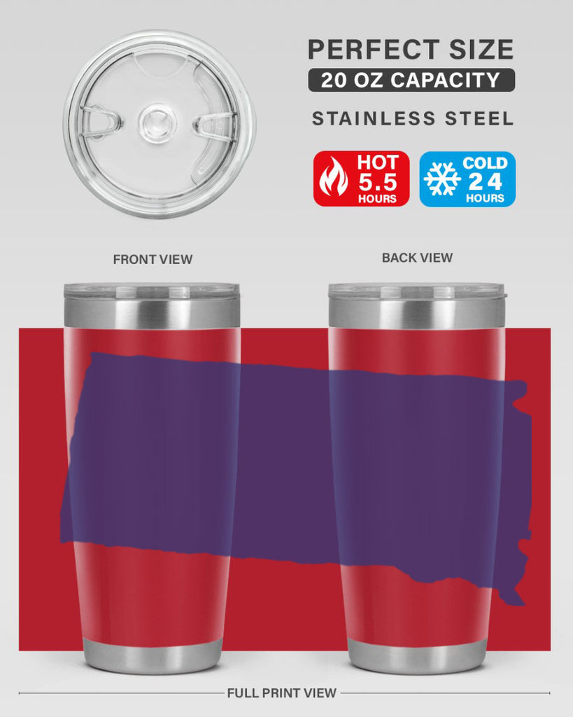 South Dakota 10#- stateflags- Tumbler