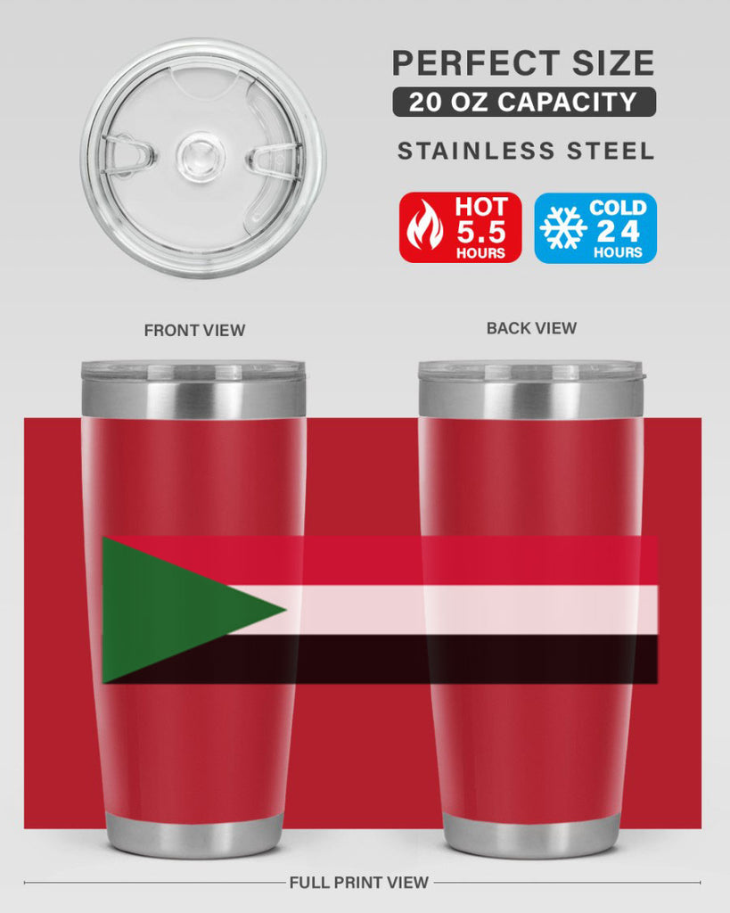 Sudan 31#- world flags- Tumbler
