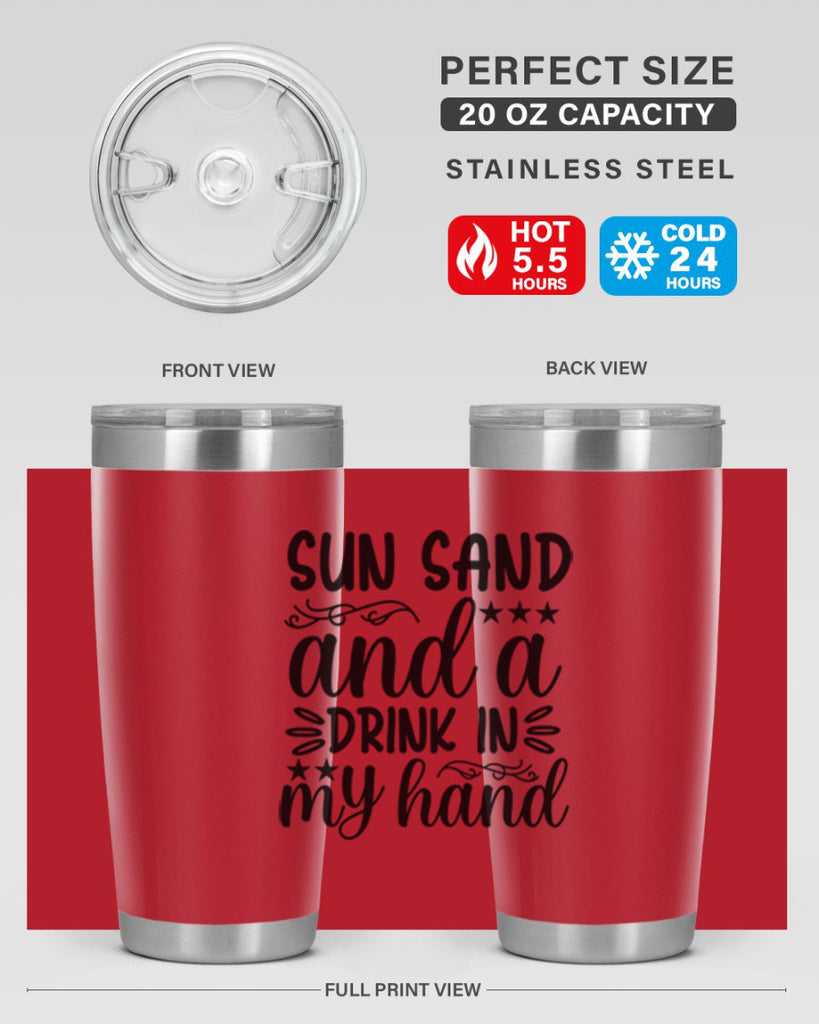 Sunsandandadrink 482#- zodiac- Tumbler