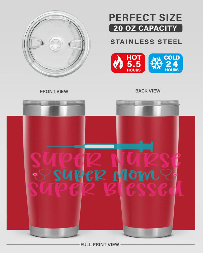 Super Nurse Super Mom Style Style 24#- nurse- tumbler