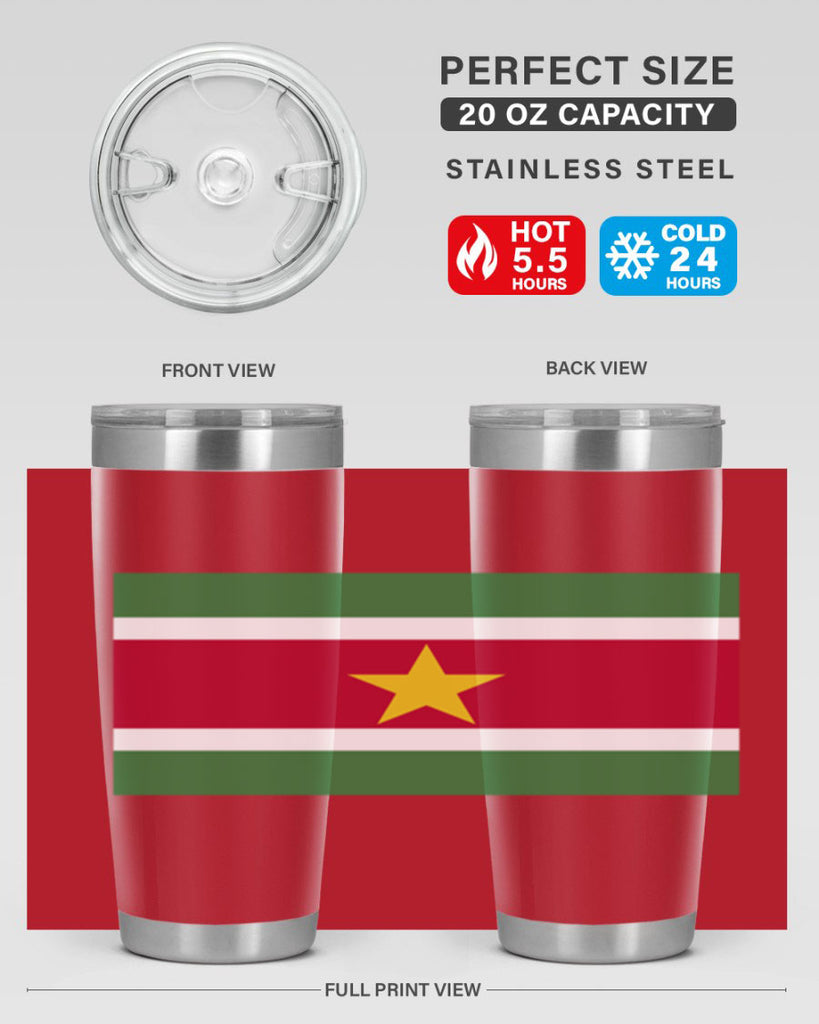 Suriname 30#- world flags- Tumbler