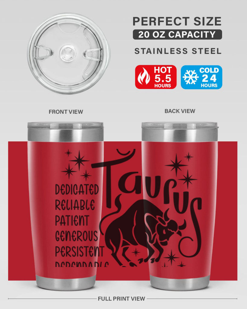 Taurus 486#- zodiac- Tumbler