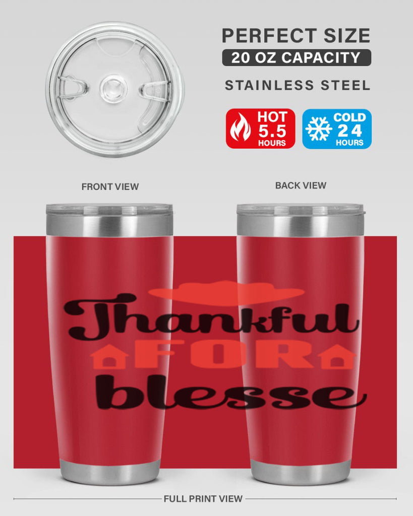 Thankful for blesse 599#- fall- Tumbler