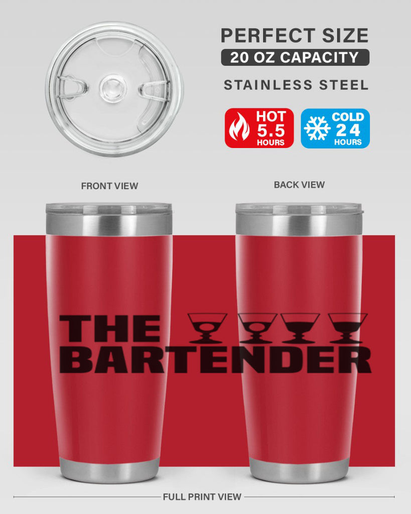 The bartender Style 12#- bartender- tumbler