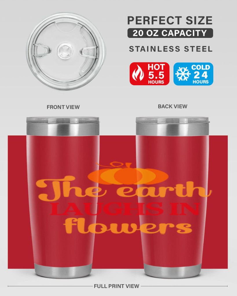 The earth laughs in flowers 538#- spring- Tumbler