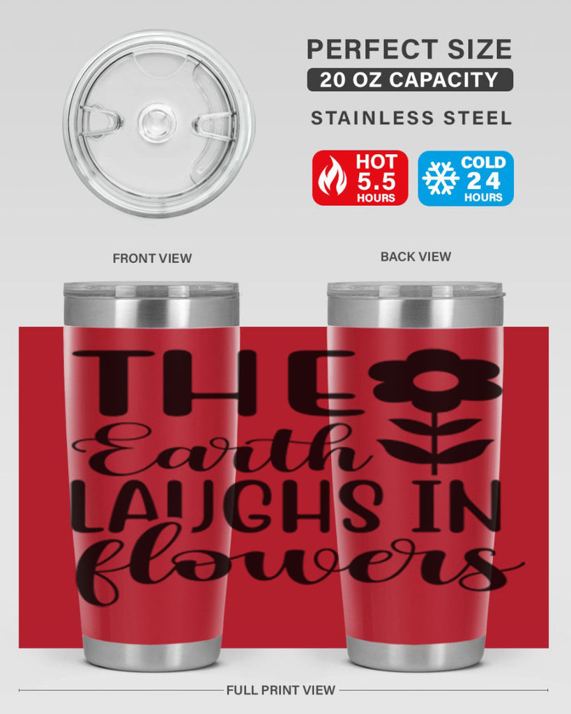 The earth laughs in flowers 548#- spring- Tumbler