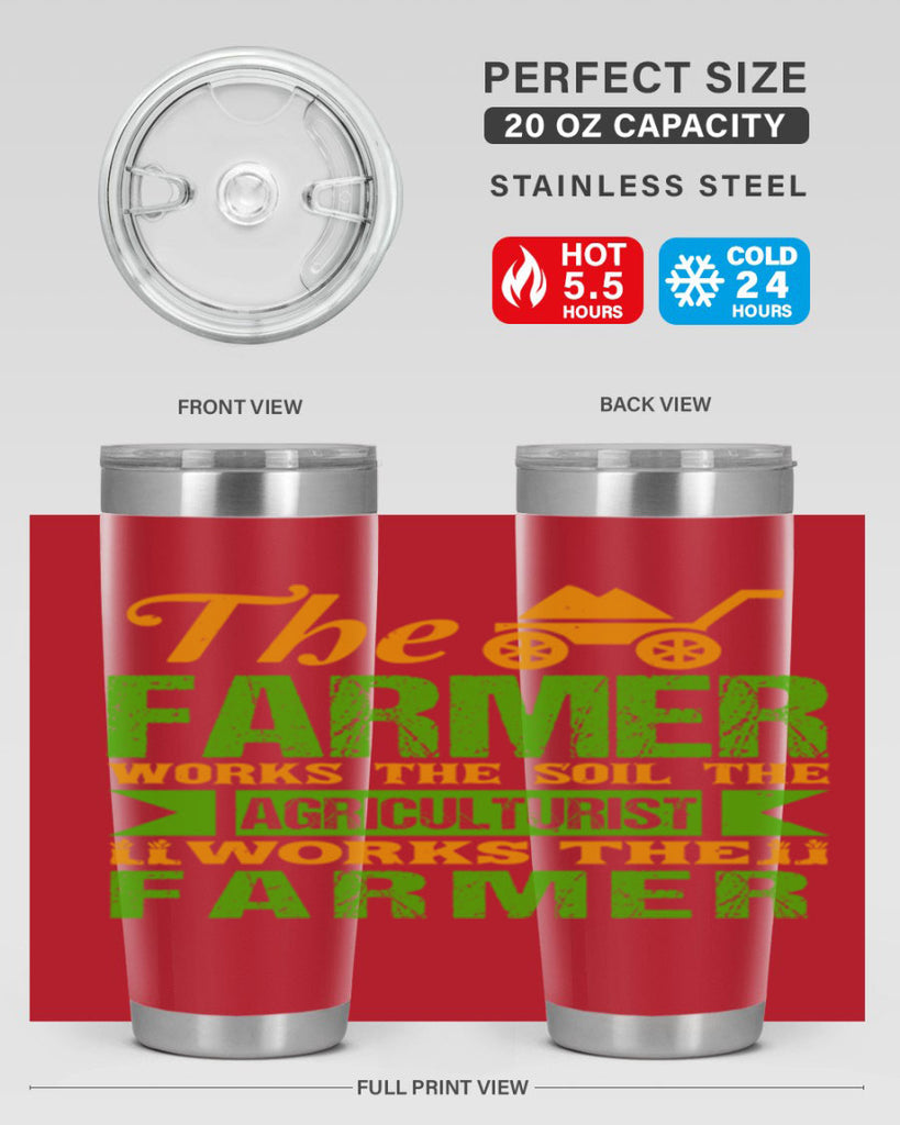 The farmers work the soil 33#- farming and gardening- Tumbler