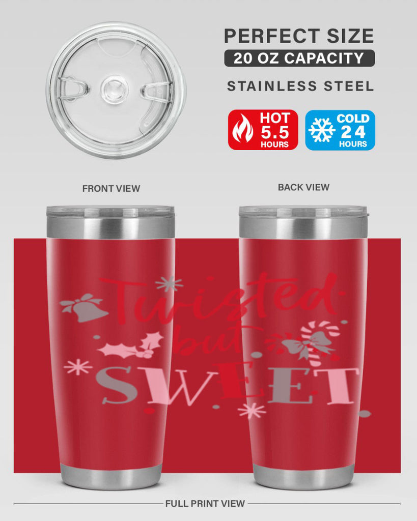 Twisted but sweet 424#- winter- Tumbler