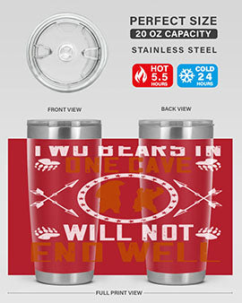 Two bears in one cave will not end well 34#- Bears- Tumbler