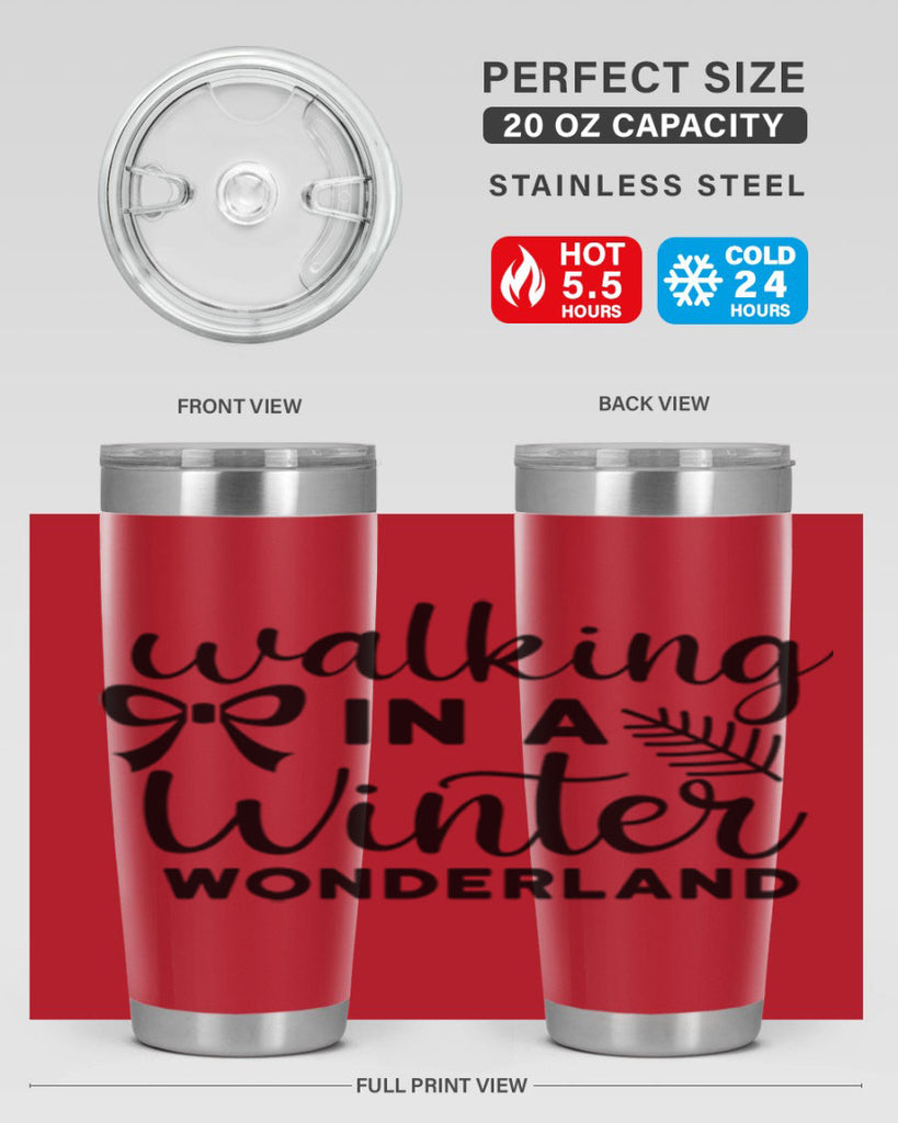 Walking In A Winter Wonderland 441#- winter- Tumbler