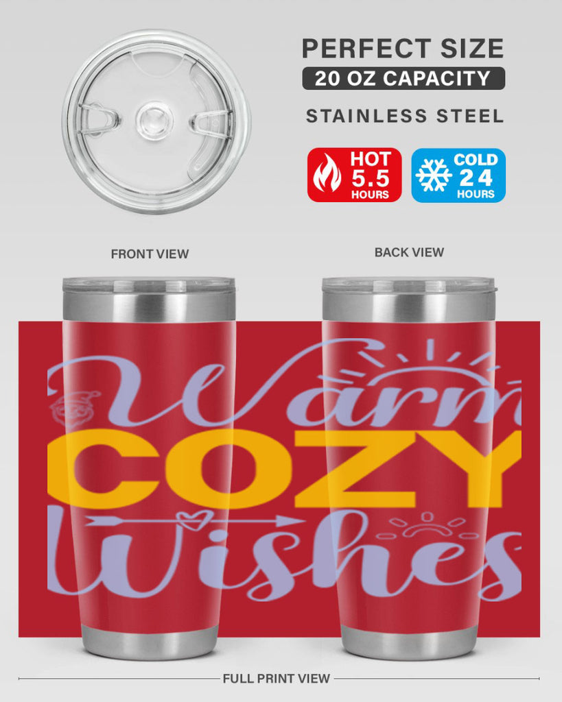 Warm cozy wishes447#- winter- Tumbler