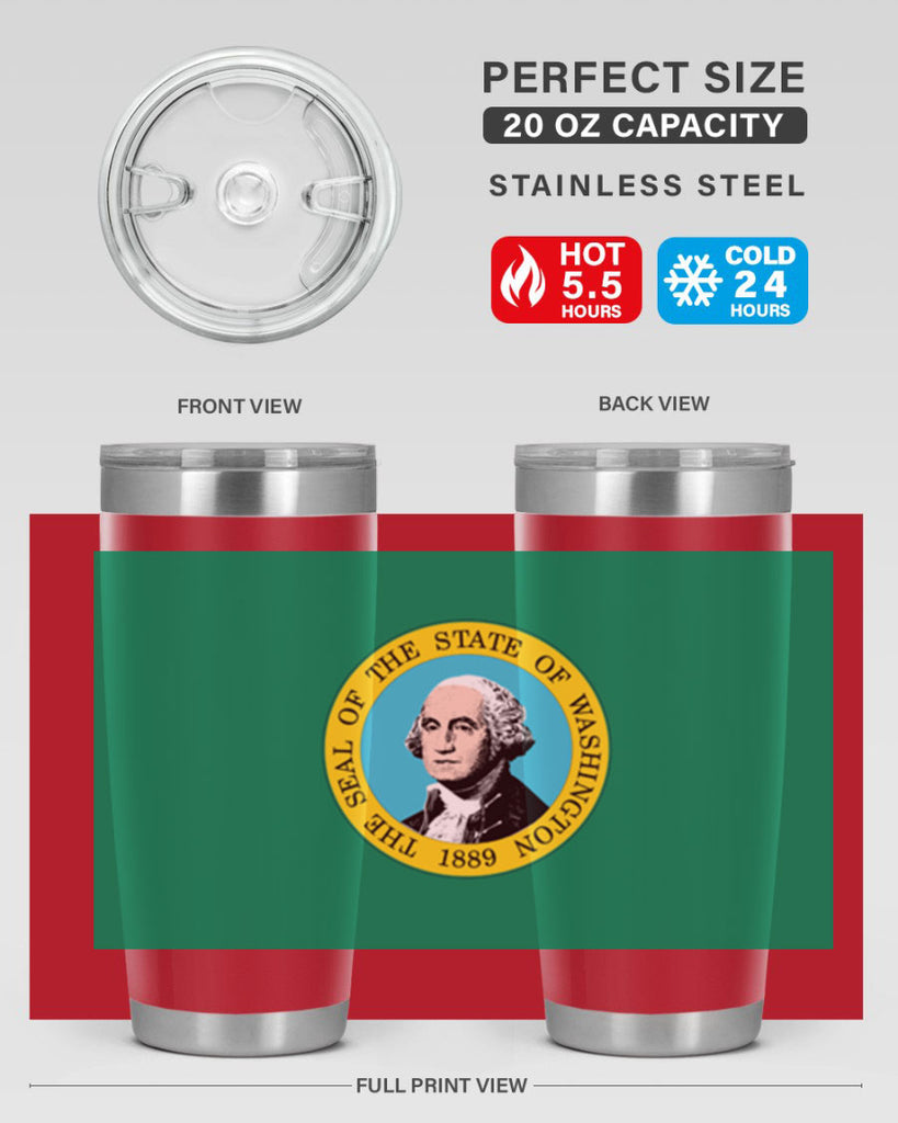 Washington 4#- stateflags- Tumbler