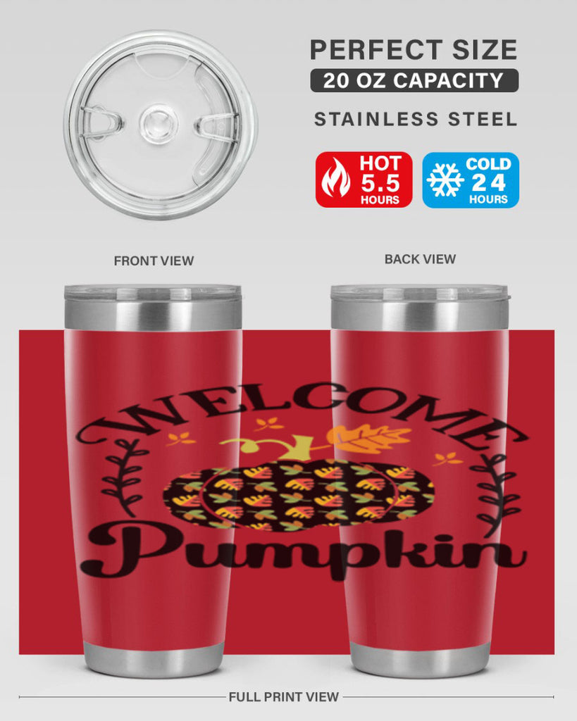 Welcomepumpkin 640#- fall- Tumbler