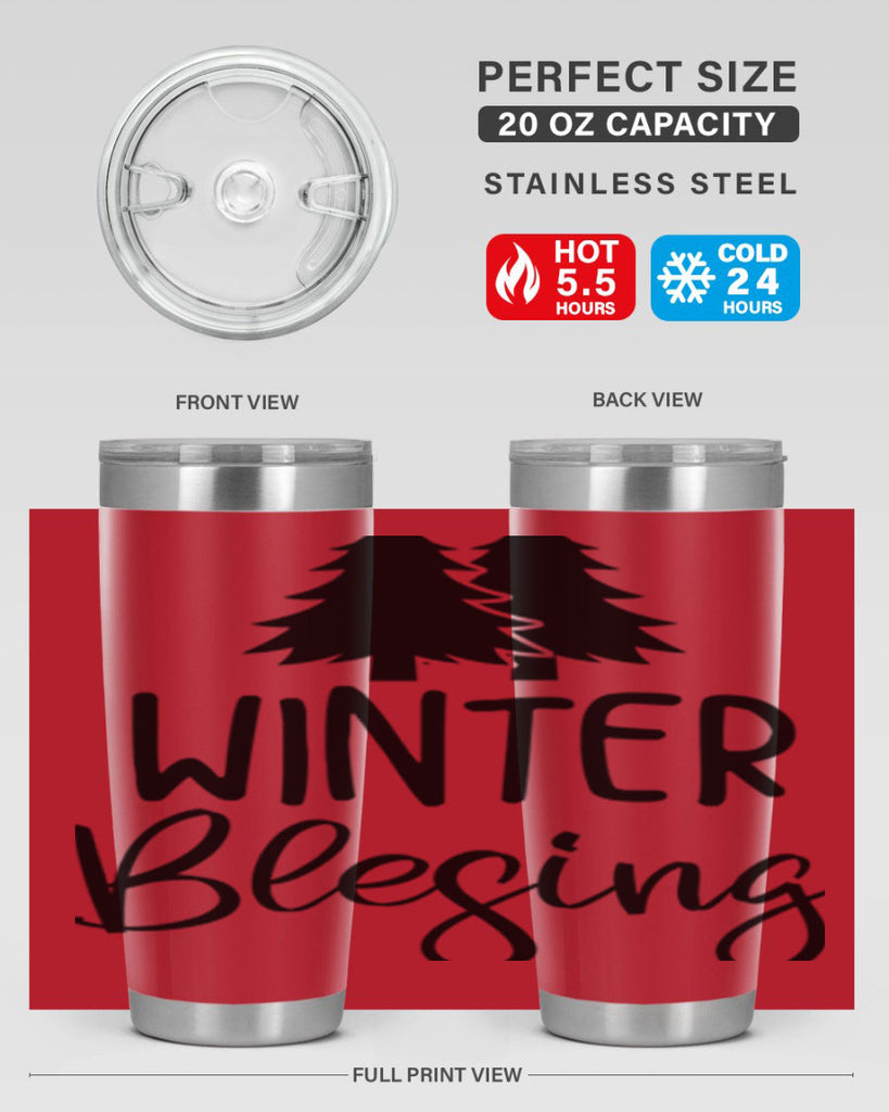 Winter Blesing483#- winter- Tumbler