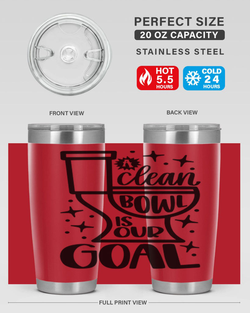 a clean bowl is our goal 49#- bathroom- Tumbler