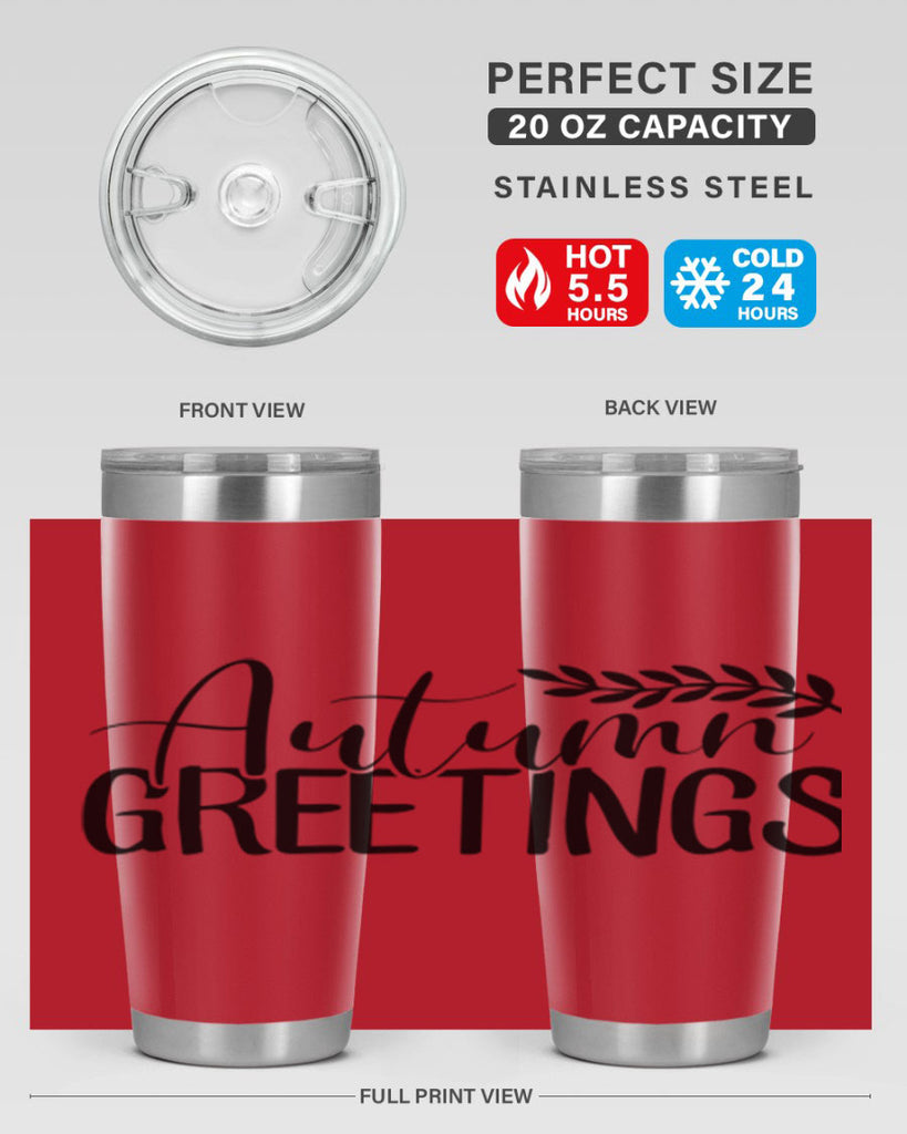 autumn greetings 13#- fall- Tumbler
