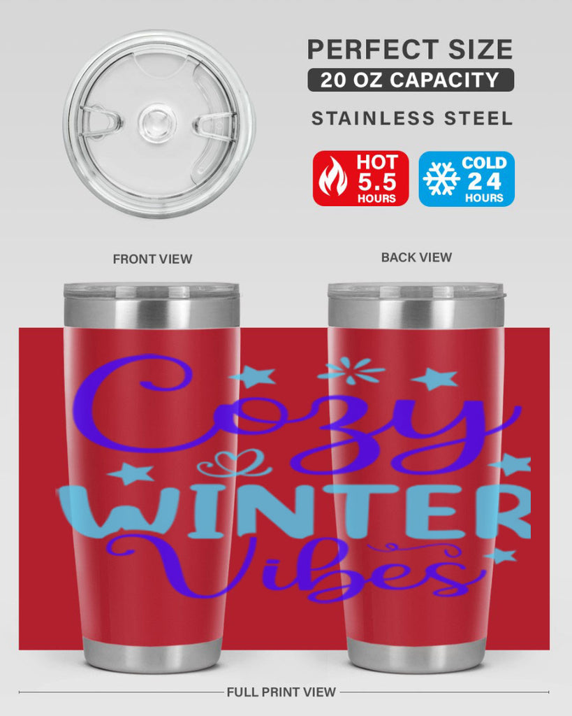 cozy winter vibes 66#- winter- Tumbler