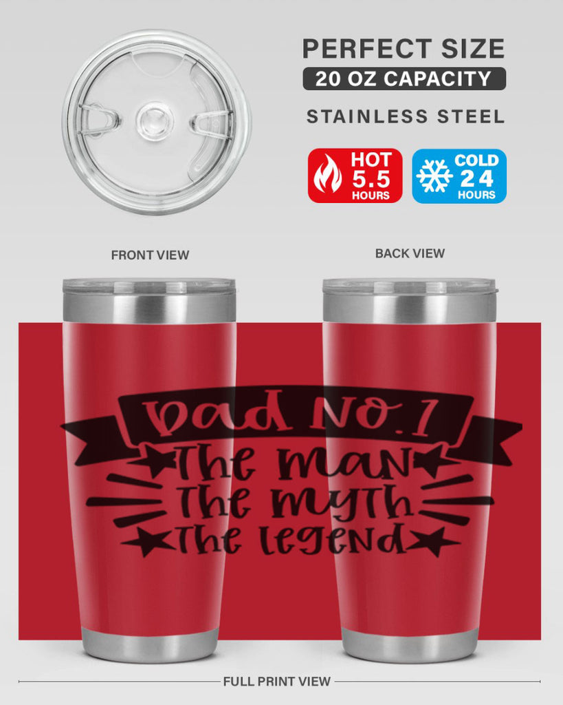 dad no the man the myth the legend 62#- fathers day- Tumbler