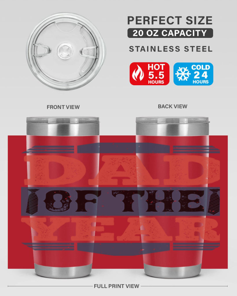 dad of the year 266#- fathers day- Tumbler
