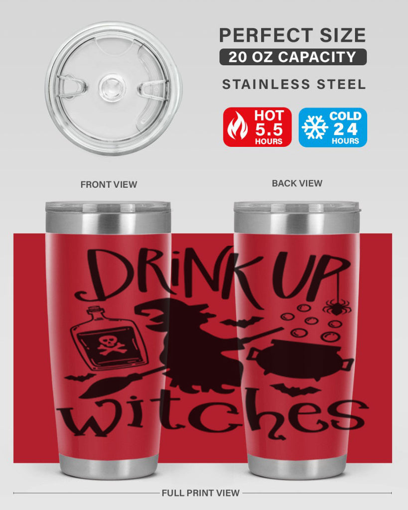 drink up witches 79#- halloween- Tumbler