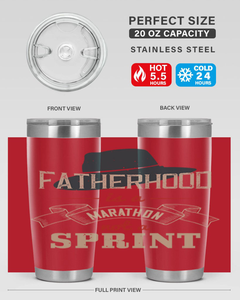 fatherhood is a marathon 227#- fathers day- Tumbler